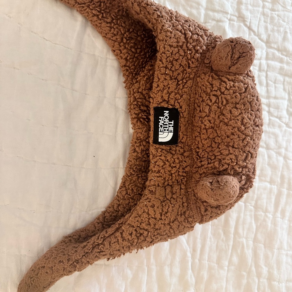 The North Face Tan Fleece Ear Hat